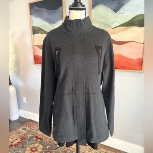 Cabi Love Carol Modern Mesh Grey- Black Jacket